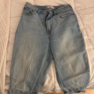 Curve love high rise mom jeans